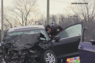 Car Accident on College Today