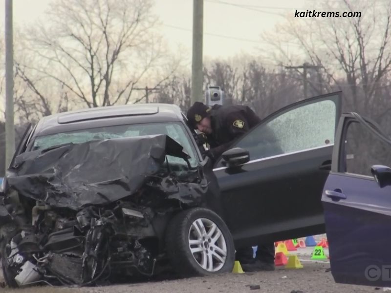 Car Accident on College Today